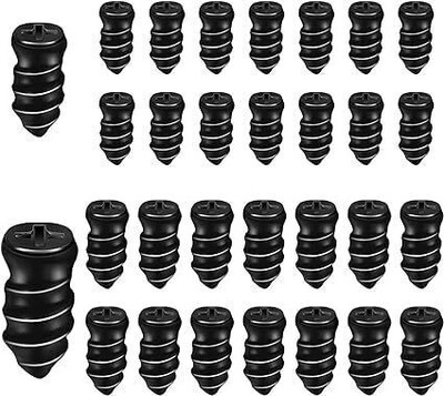 WEMOL 10Pcs Tire Repair Nails, Rubber Screw Tire Plugs Self-Service Vacuum Tubed Tyre Puncture Repair Kit