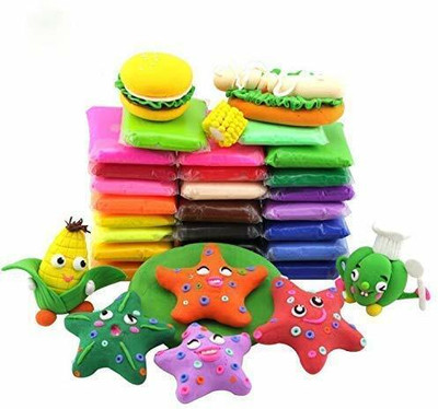 Eclet 12 Air Dry Clay Colorful Children Soft Clay, Creative Art,Non-Toxic Art Clay Art Clay(350 g)
