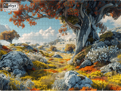 ABYZ Autumn’s Embrace – Into the Realm of Magic Wooden Puzzle Play and Learn(1000 Pieces)