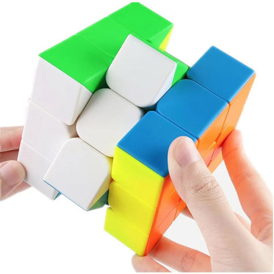 Hawkister 3x3x3 Speed Cube (9CM Big Size 3x3) Stickerless Magic Puzzle(1 Pieces)