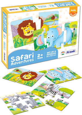 Frank Early Puzzles Bundles-Set of 3 for kids of 2 yrs(3 Pieces)