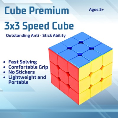 wesoulgifts 3x3 Speed SoulCUBE – Smooth, Fast, and Fun Puzzle Toy(1 Pieces)