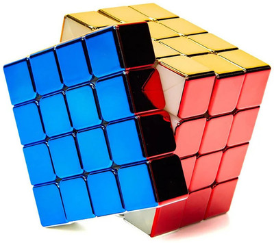 Cuberkart Sengso Legend 4x4 Metallic Speed Cube 4x4x4 Mirror Reflective Magic Puzzle(1 Pieces)