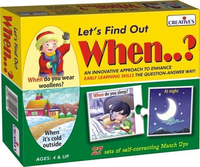 Creative Educational Aids Let's Find Out When... (54 Pieces)(54 Pieces)