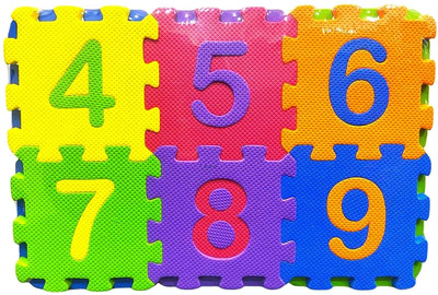 MGT CREATION Educational Interlocking Puzzle EVA for Children,Play Mat Toy 1pcs(36 Pieces)