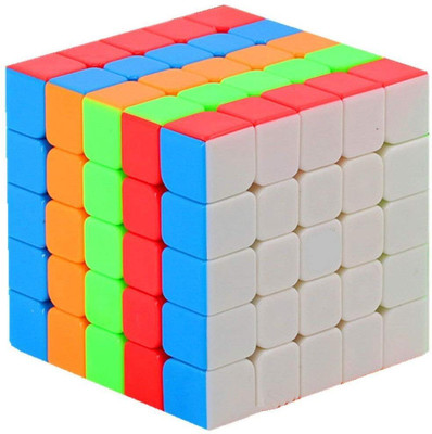 GOSHOPPE ENTERPRISES 5X5 High Speed Stickerless Magic Puzzle Cube Toy(1 Pieces)