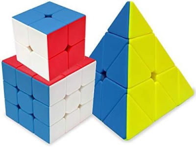 Basha mall Cube 2x2 3x3 Pyramid 3 Pieces(3 Pieces)