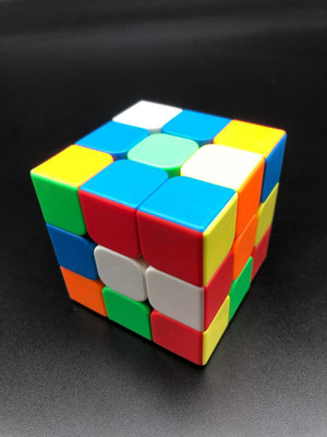 shiv heer 3X3X3 High Speed Magic Cube Puzzle Toy - Adjustable Tightness and Stickerless(1 Pieces)