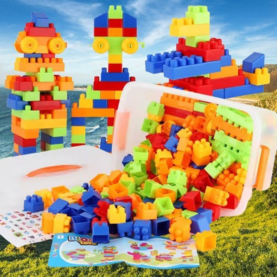 ARIZON Top Sale Building Blocks Learning Educational Toy Puzzle 100+ pcs(100 Pieces)