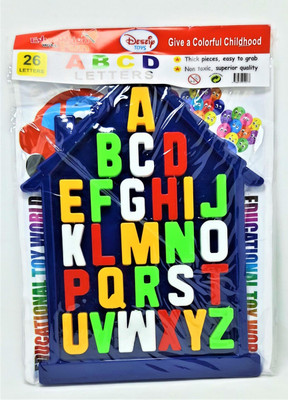 Midhash Montessori Educational Learning Small ABCD Alphabet Letters Puzzle Board Toy(26 Pieces)