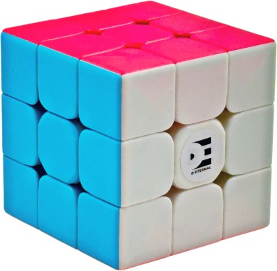 D ETERNAL High Speed Stickerles 3x3x3 Magic Cube(27 Pieces)