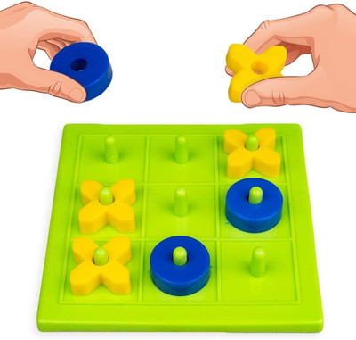 SABIRAT Tic Tac Toe Zero Kaatta Puzzle – Be The First To Make a Line Out Of The Mine(1 Pieces)