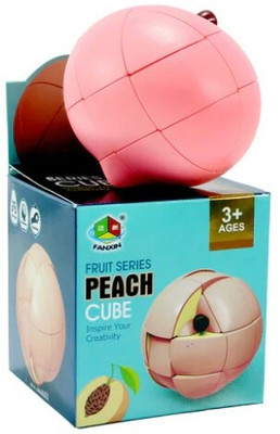 Intelligent x3x3 fruit cube Peach 1 Pieces(1 Pieces)