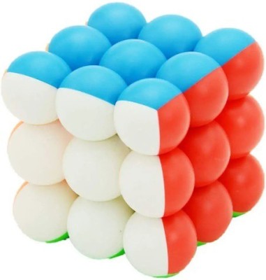 Vedy Round Ball 3x3x3 Magic Cube 3 Layer Stickerless Smooth Speed bubble Cubes .(1 Pieces)