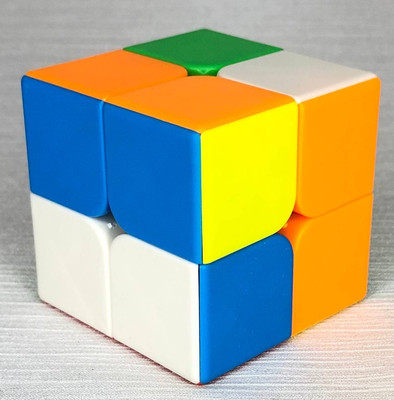 Tirth 2*2 2x2 Stickerless Magic Speed Cube for Kids & Adults Speedy(1 Pieces)