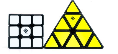 Cubelelo 3x3 & Pyraminx Combo Black(2 Pieces)