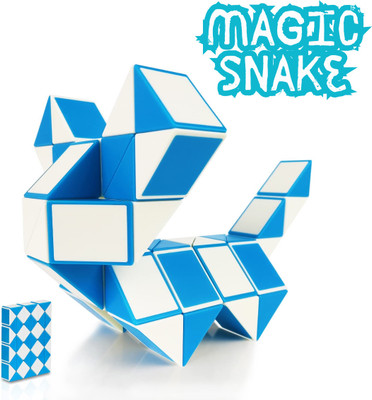 ZESTHOME Magic Snake Puzzle Cube - Great for Stress Relief and Brain Development(1 Pieces)