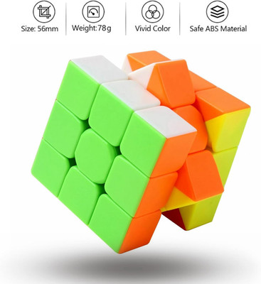 PAOUD BrainteaserRUBIC CUBE 1 Pieces (1 Pieces)(1 Pieces)