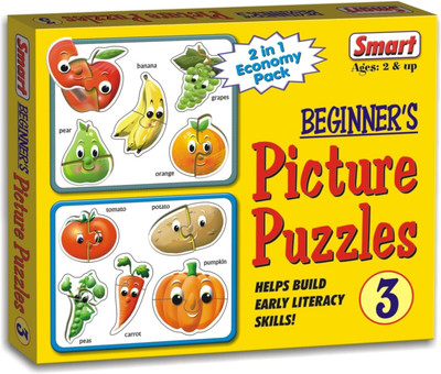 Creatives Smart Beginners Picture Puzzles Educational |Fun & Learning Activity | Ages 2+(10 Pieces)
