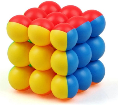 Koros Bubble Cube High Speed Ultra Smooth Round Ball 3x3x3 Magic Cube 3 Layer(1 Pieces)