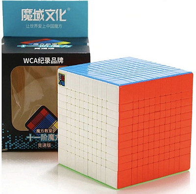 Cuberkart MoYu MFJS 11x11 Cube MoFang Jiaoshi Meilong 11x11x11 Stickerless Speed Cube(1 Pieces)