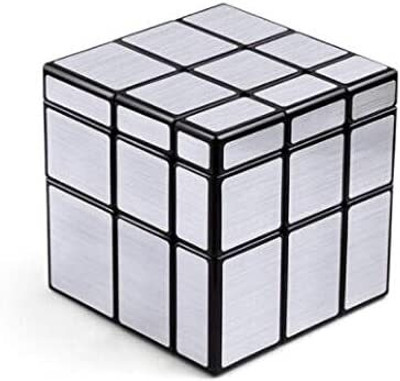 Hawkister MoYu Meilong 3X3X3 Silver Mirror Speed Cube Cubing Classroom Magic Puzzle(1 Pieces)