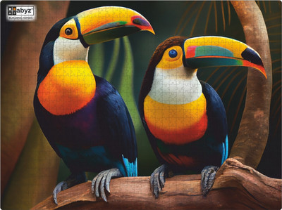 ABYZ Colorful Toucan Wooden Puzzle Play and Learn Educational Wooden Jigsaw Puzzle(1000 Pieces)