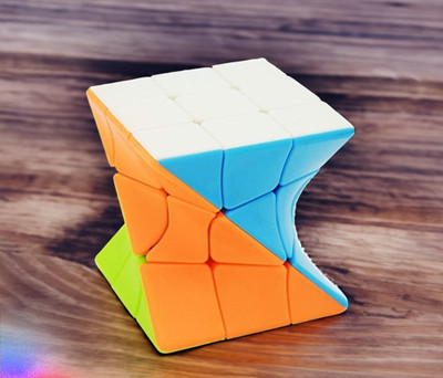 littlewish high speed cube of twister 3x3 cube twister magic cube puzzel pack of 1(1 Pieces)