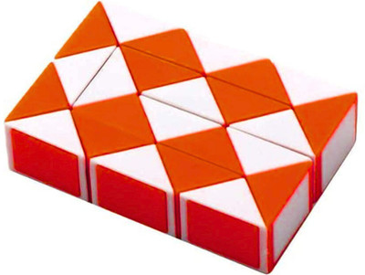 TheToyBunch Magic Snake Cube Block Puzzle Of 24 Blocks Geometric Shape Twister Toy for Kids(1 Pieces)