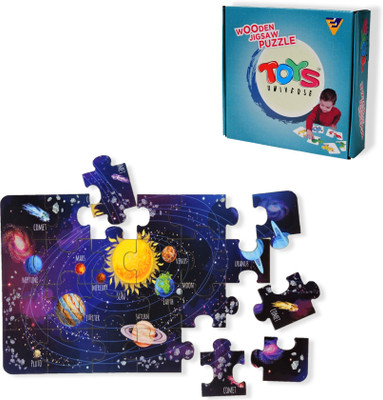 Toys universe Wooden Space Theme jigsaw Puzzle(24 Pieces)