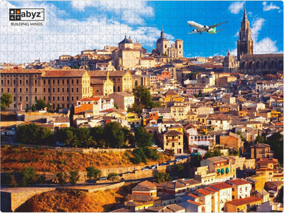 ABYZ Toledo, Spain Wooden Puzzle Play and Learn Educational Wooden Jigsaw Puzzle(1000 Pieces)
