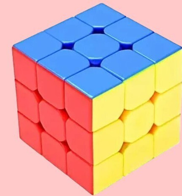 RAGVEE 3x3 Stickerless Cube | Beginner Speedcube for Kids(1 Pieces)