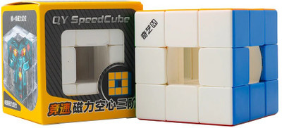 Cuberkart QiYi Racing Void Cube Magnetic 3x3 Speed Puzzle Hollow Design Smooth Turning(1 Pieces)