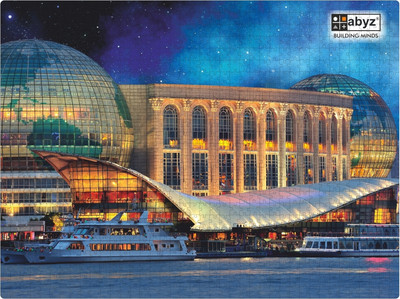 ABYZ Shanghai International Convention Center Play and Learn Wooden Jigsaw Puzzle(1000 Pieces)