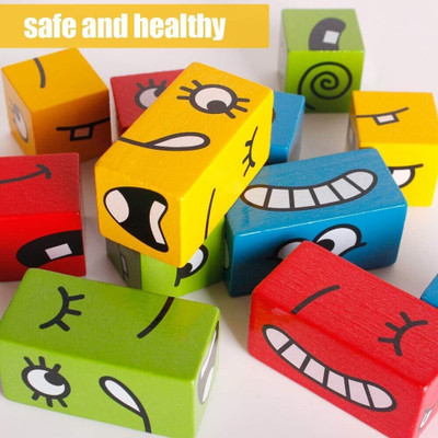 Dorytoys New_3D Expression Face Puzzle Cube – Montessori Toy for Kids(1 Pieces)