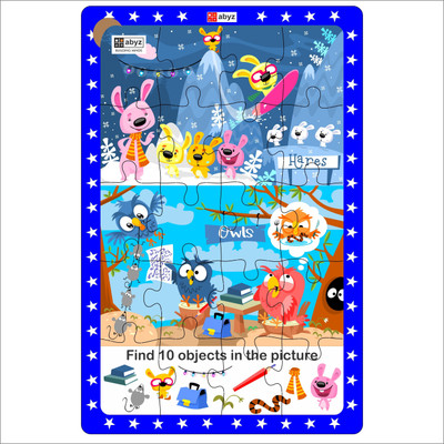 ABYZ Hares and Owls with 20 Pieces - Suitable for Ages 3 and Up!(20 Pieces)
