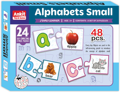 Ankit Toys & Games Alphabets Small Early Learning & Educational 2-Piece Puzzle(48 Pieces)