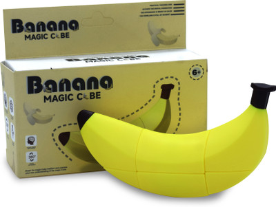 Kiditos Fruit Shaped Banana Magic Cube Twisty Educational & Learning Puzzle Toy for Kids(1 Pieces)