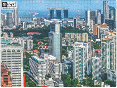 ABYZ Singapore, Skyscrapers Puzzle Play and Learn(1000 Pieces)