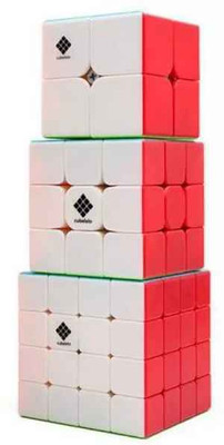 Basha mall 2x2, 3x3 & 4x4 Cube Combo (Stickerless) Speedcube Highspeed(3 Pieces)