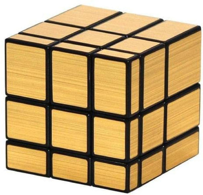 HANSHIKA ENTERPRISES HENT BUY1 GET1 FREE 3x3 Golden Mirror Cube 01(2 Pieces)