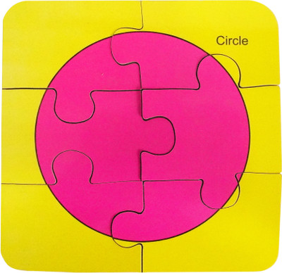 CloudTech Different Shapes Jigsaw Puzzles and 6 Piece Cutting Having Fun(6 Pieces)