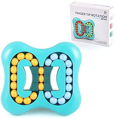 SPKART 3D Rotating Magic Bean Puzzle Fingertip Creative Magic Disk Brain Teaser Toy(1 Pieces)