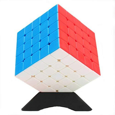 CHIPPI 5X5 High Speed Stickerless Magic Puzzle Cube Toy,Multicolor,(1 Pieces)