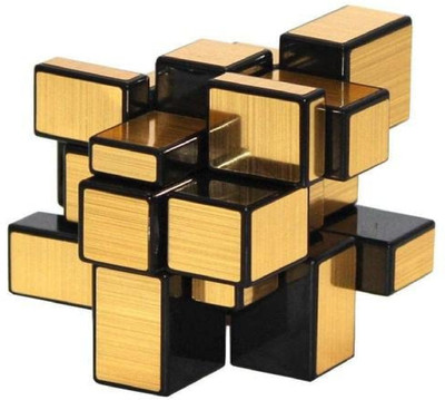 HANSHIKA ENTERPRISES HENT BUY1 GET1 FREE 3x3 Golden Mirror Cube 02(2 Pieces)