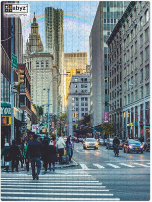 ABYZ New york road view Puzzle Play and Learn(1000 Pieces)