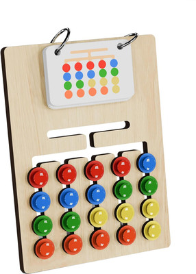 Muren Color Matching Slide Puzzle Toy Kids Learning(1 Pieces)