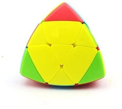 Intelligent Speed cube 3x3 cube high speed stickerless magic Pyramid rubix cube(1 Pieces)