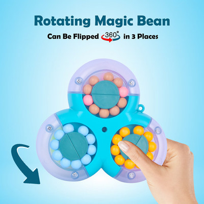 ToysCharm Rotating Magic Bean Puzzle - Brain Teaser Toy for Kids & Adults(1 Pieces)