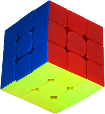 CRAZY KIDS 4EVER 3x3 High-Speed Stickerless Magic Puzzle Rubik's Cube(1 Pieces)
